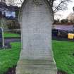 View of gravestone of James Govan who died in 1874.