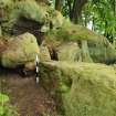 Digital photograph of panel to south, Scotland's Rock Art Project, Binn 2, Fife