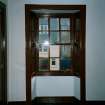 Historic building recording photograph, 2nd floor E wall, N window, 126-128 High Street, Dunbar