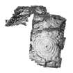 Snapshot of 3D model, Scotland's Rock Art Project, High Banks 3, Dumfries and Galloway