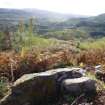 Digital photograph of panorama, Scotland's Rock Art Project, Allt a' Chuilinn 7, Highland