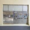 Operating theatre 16. Detail of electrical/surgical panel. 
