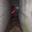 The long corridor leading SW to the engine compartment (Allan Kilpatrick at the doorway