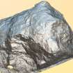 Snapshot of 3D model, from Scotland's Rock Art Project, Balnafoich 2, Highland