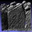 Snapshot of 3D model, from Scotland's Rock Art Project, Balnuarin of Clava Centre, Highland