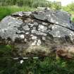 Digital photograph of panel to north, from Scotland's Rock Art Project, Bottacks The Fairy Stone, Highland