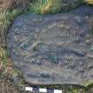 Digital photograph of rock art panel context, Scotland's Rock Art Project, Cnoc an Teampuill 1, Highland