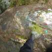 Digital photograph of rock art panel context, Scotland's Rock Art Project, Dalreoich 4, Highland