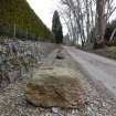 Digital photograph of panel to east, from Scotland's Rock Art Project, Dochmaluag, Highland