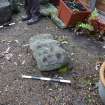 Digital photograph of rock art panel context, Scotland's Rock Art Project, Evanton Garden 4, Highland