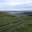 Digital photograph of rock art panel context, Scotland's Rock Art Project, Fleuchlady, Highland