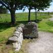 Digital photograph of panel to east, from Scotland's Rock Art Project, Heights of Fodderty, Highland