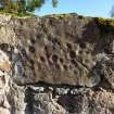 Digital photograph of rock art panel context, Scotland's Rock Art Project, Helmsdale 1, Highland