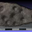 Snapshot of 3D model, Scotland's Rock Art Project, Highland Folk Museum, Highland