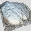 Snapshot of 3D model, from Scotland's Rock Art Project, Jamestown, Highland