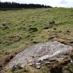 Digital photograph of panel to west, from Scotland's Rock Art Project, Laggan Hill 3, Highland