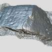 Snapshot of 3D model, Scotland's Rock Art Project, Leanach, Highland