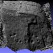 Snapshot of 3D model, from Scotland's Rock Art Project, Leanach, Highland