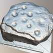 Snapshot of 3D model, from Scotland's Rock Art Project, Milton of Clava, Highland
