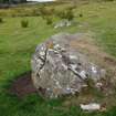 Digital photograph of panel before cleaning, Scotland's Rock Art Project, Strath Sgitheach Allt na Criche 2, Highland