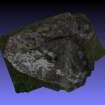 Snapshot of 3D model, from Scotland's Rock Art Project, Strath Sgitheach Allt Na Criche 3, Highland