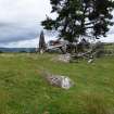 Digital photograph of panel to east, from Scotland's Rock Art Project, Strath Sgitheach Allt Na Criche 3, Highland