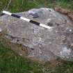 Digital photograph of rock art panel context, Scotland's Rock Art Project, Strath Sgitheach Allt na Criche 5, Highland