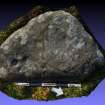 Snapshot of 3D model, from Scotland's Rock Art Project, Suisgill, Highland