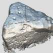 Snapshot of 3D model, from Scotland's Rock Art Project, Swordale Farm 1, Highland