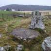 Digital photograph of panel to west, from Scotland's Rock Art Project, Tordarroch Cairn, Highland