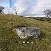 Digital photograph of panel to north, from Scotland's Rock Art Project, Uplands 2, Highland