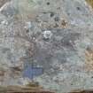 Digital photograph of perpendicular to carved surface(s), from Scotland's Rock Art Project, West Comrie 5, Highland