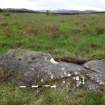 Digital photograph of panel to west, from Scotland's Rock Art Project, Glassie 1, Perth and Kinross