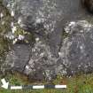 Digital photograph of close ups of motifs, from Scotland's Rock Art Project, Glassie 1, Perth and Kinross