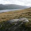 Digital photograph of rock art panel context, Scotland's Rock Art Project, Cloanlawers 1, Loch Tay, Perth and Kinross