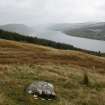 Digital photograph of panel to east, from Scotland's Rock Art Project, Cloanlawers 3, Loch Tay, Perth and Kinross