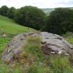 Digital photograph of panel to east, from Scotland's Rock Art Project, Lurgan 14, Perth and Kinross