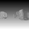 Snapshot of 3D model, from Scotland's Rock Art Project, Lurgan Farm 6, Perth and Kinross