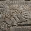 Digital photograph of close ups of motifs, from Scotland's Rock Art Project, Braes of Balloch 1, Tombuie, Perth and Kinross