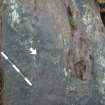 Digital photograph of perpendicular to carved surface(s), from Scotland's Rock Art Project, Nether Glenny 22, Stirling