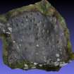 Snapshot of 3D model, Scotland's Rock Art Project, Nether Glenny 28, Stirling