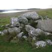 Digital photograph of panel in context with scale, from Scotland's Rock Art Project, Crosswood 3, West Lothian