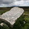 Digital photograph of rock art panel context, Scotland's Rock Art Project, Hacklett, Benbecula, Western Isles