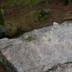 Digital photograph of rock art panel context, Scotland's Rock Art Project, Ben Langass, North Uist, Western Isles