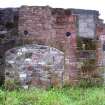 Historic building recording, Wall H, General shot, Phase 2, The Old Wet Dock, Alloa Harbour