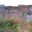 Historic building recording, Wall J, General shot, Phase 2, The Old Wet Dock, Alloa Harbour