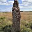 Digital photograph of panel to east, from Scotland’s Rock Art Project, Easter Broomhouse, East Lothian