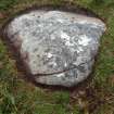 Digital photograph of rock art panel context, Scotland's Rock Art Project, Dun Creagach 1, Highland
