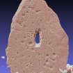 Snapshot of 3D model, from Scotland's Rock Art Project, Crichton Mains, Midlothian