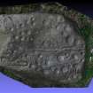 Snapshot of 3D model, Scotland's Rock Art Project, Corskellie, Moray